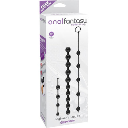 ANAL FANTASY COLLECT. - KIT BOLAS ANALES PARA PRINCIPIANTES NEGRO