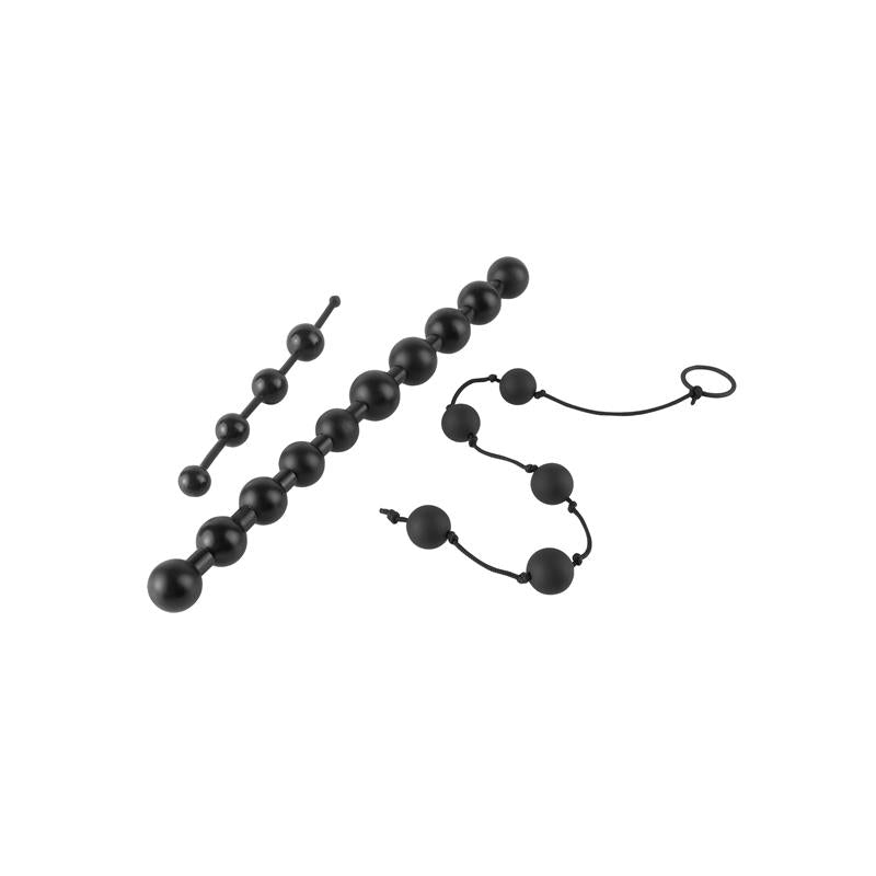 ANAL FANTASY COLLECT. - KIT BOLAS ANALES PARA PRINCIPIANTES NEGRO
