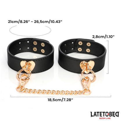 LATETOBED BDSM LINE - KIT BONDAGE DE 8 PZ CON MALETÍN DE ALMACENAJE