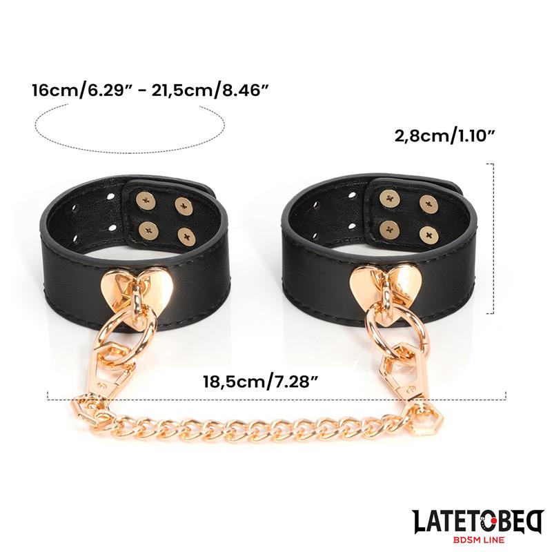 LATETOBED BDSM LINE - KIT BONDAGE DE 8 PZ CON MALETÍN DE ALMACENAJE