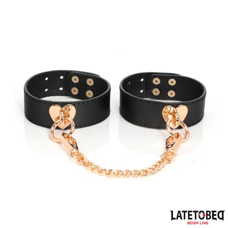 LATETOBED BDSM LINE - KIT BONDAGE DE 8 PZ CUERO CON MALETÍN DE ALMACENAJE
