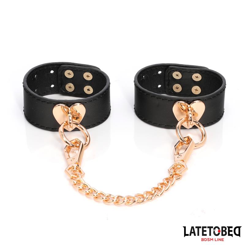 LATETOBED BDSM LINE - KIT BONDAGE DE 8 PZ CUERO CON MALETÍN DE ALMACENAJE
