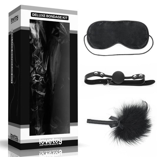 LOVETOY - KIT BONDAGE DELUXE NEGRO