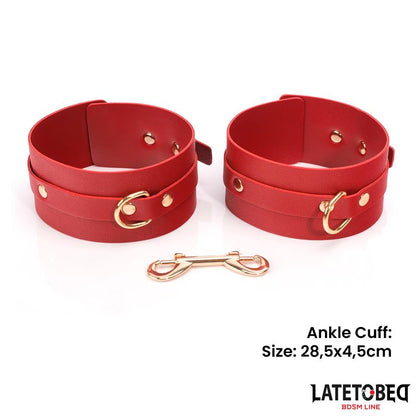 LATETOBED BDSM LINE - KIT DE BONDAGE 7 PZ CON BOLSA DE ALMACENAMIENTO