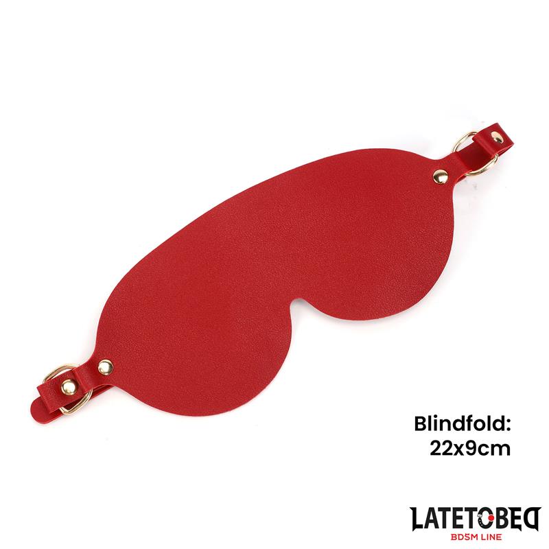 LATETOBED BDSM LINE - KIT DE BONDAGE 7 PZ CON BOLSA DE ALMACENAMIENTO