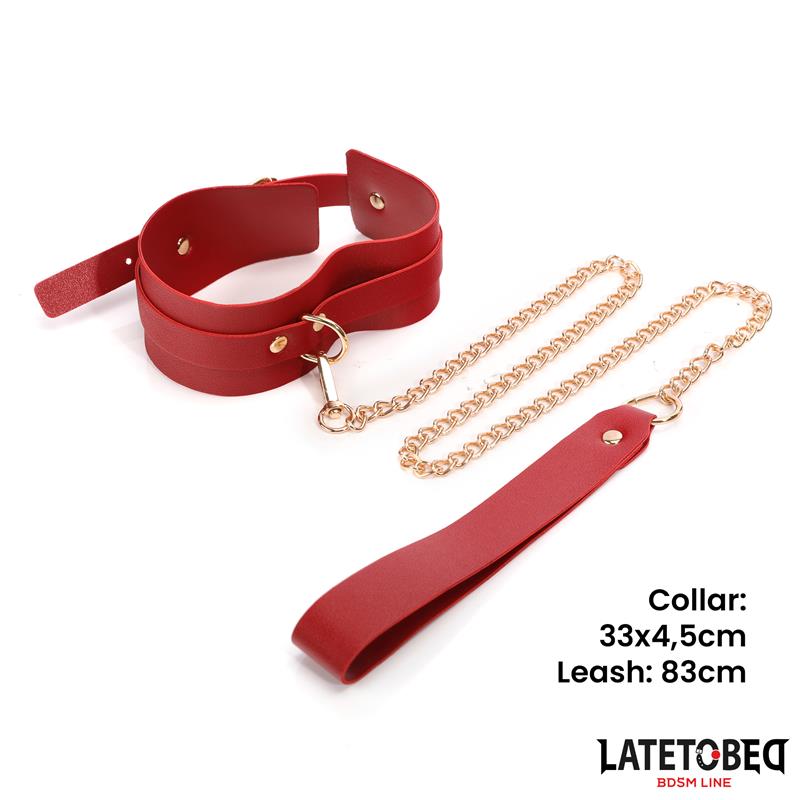 LATETOBED BDSM LINE - KIT DE BONDAGE 7 PZ CON BOLSA DE ALMACENAMIENTO