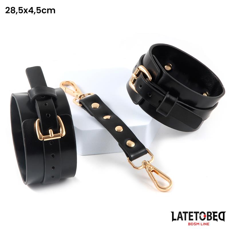 LATETOBED BDSM LINE - KIT DE BONDAGE  8 PZ CON BOLSA DE ALMACENAJE
