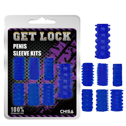 CHISA - KIT DE FUNDAS PARA EL PENE AZUL