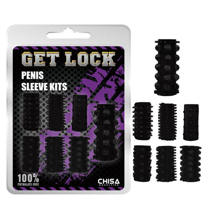 CHISA - KIT DE FUNDAS PARA EL PENE NEGRO