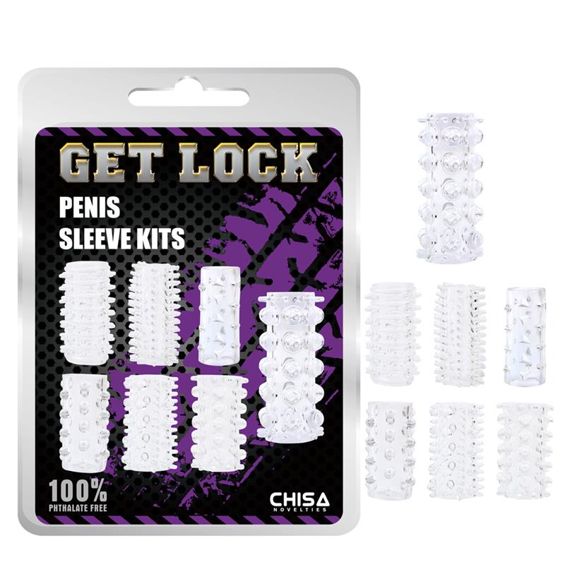 CHISA - KIT DE FUNDAS PARA EL PENE TRANSPARENTE