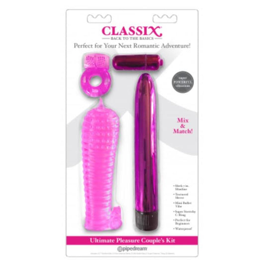 CLASSIX - KIT PARA PAREJAS ULTIMATE PLEASURE ROSA