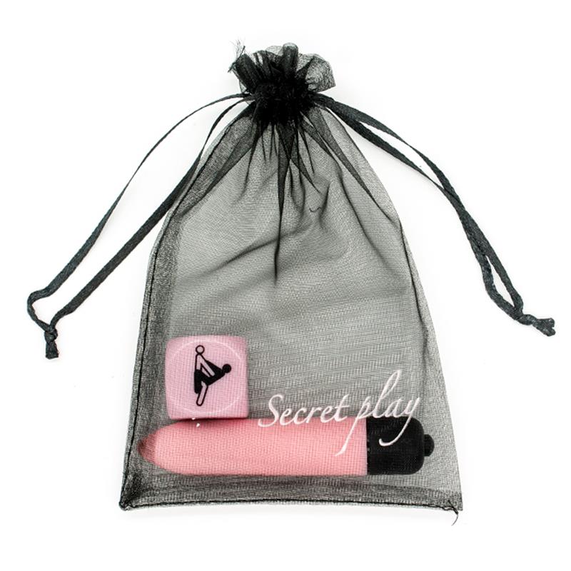SECRET PLAY - KIT SENSUAL FEELINGS BALA VIBRADORA Y DADOS POSTURAS