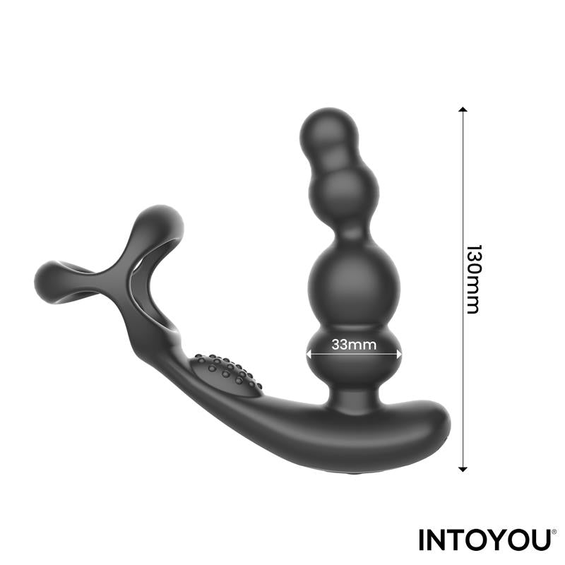 INTOYOU - KLARK PLUG ANAL OSCILANTE CON VIBRACIÓN Y CONTROL REMOTO