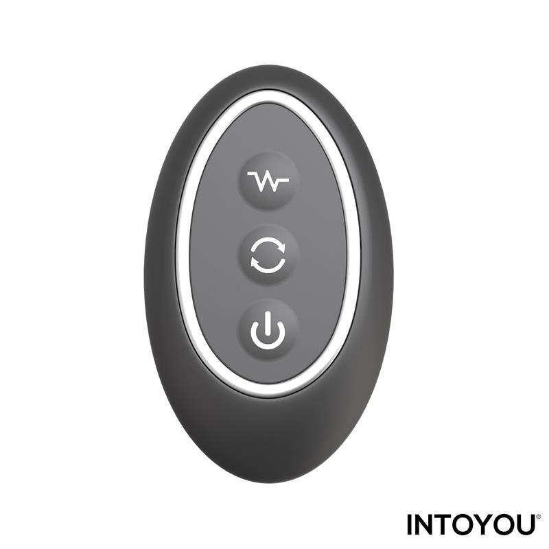 INTOYOU - KLARK PLUG ANAL OSCILANTE CON VIBRACIÓN Y CONTROL REMOTO