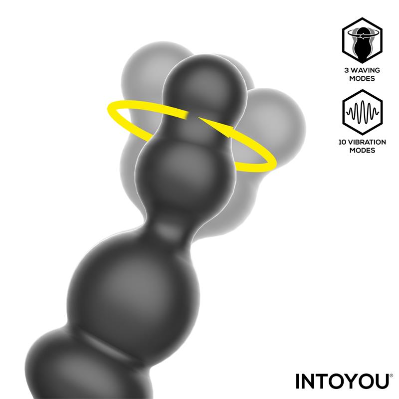 INTOYOU - KLARK PLUG ANAL OSCILANTE CON VIBRACIÓN Y CONTROL REMOTO