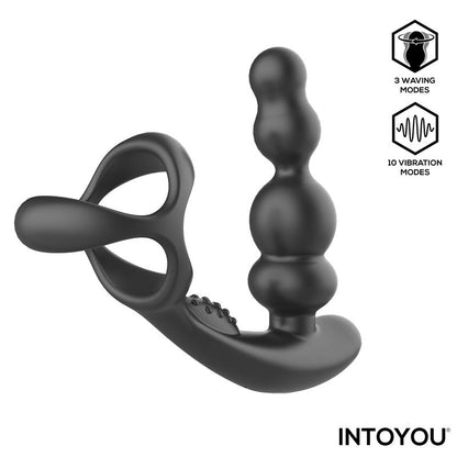 INTOYOU - KLARK PLUG ANAL OSCILANTE CON VIBRACIÓN Y CONTROL REMOTO