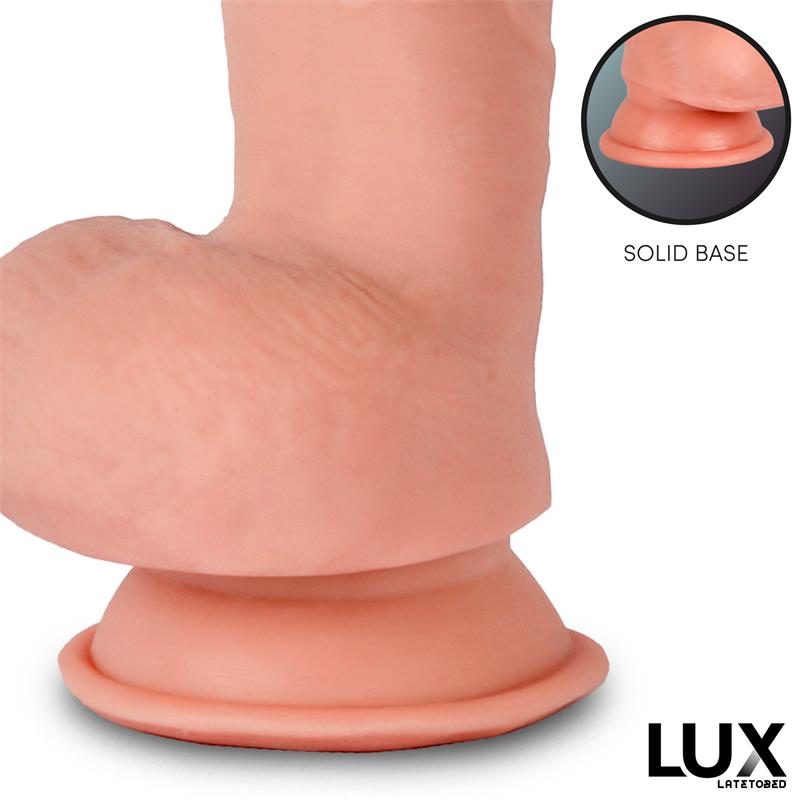 LUX - KLAUS DILDO TRIPLE DENSIDAD CON TESTÍCULOS 9.4