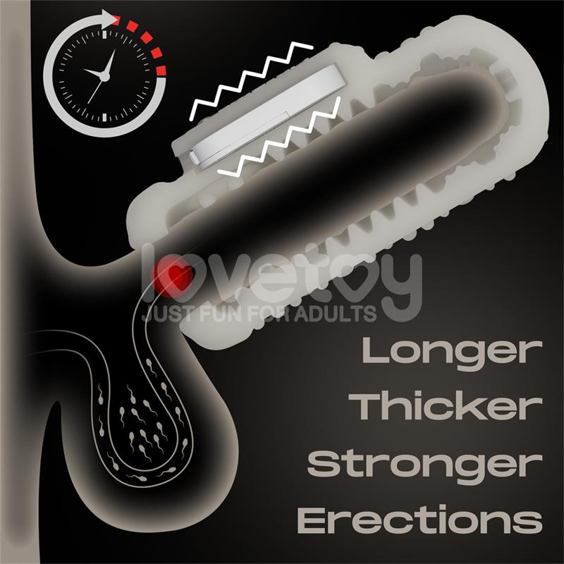 LOVETOY - KNIGHTS RING FUNDA PARA EL PENE Y ESTIMULADOR DRIP