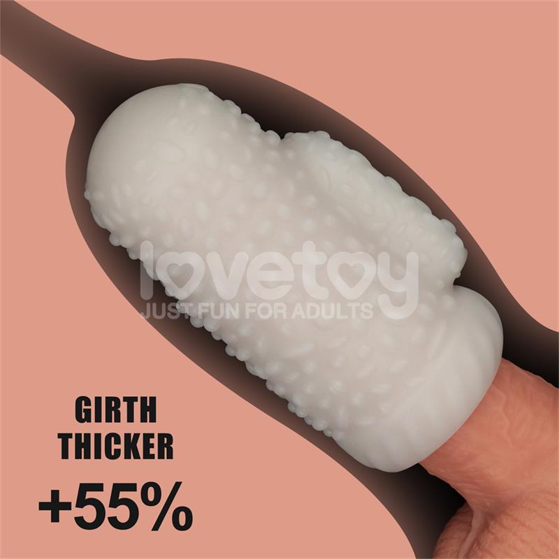LOVETOY - KNIGHTS RING FUNDA PARA EL PENE Y ESTIMULADOR DRIP