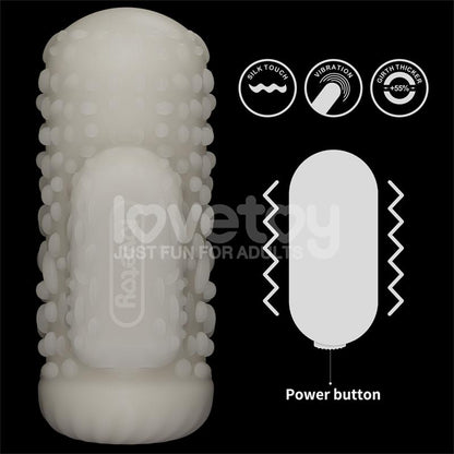 LOVETOY - KNIGHTS RING FUNDA PARA EL PENE Y ESTIMULADOR DRIP