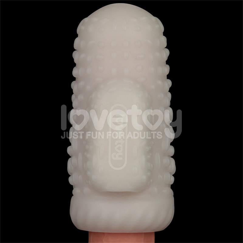LOVETOY - KNIGHTS RING FUNDA PARA EL PENE Y ESTIMULADOR DRIP