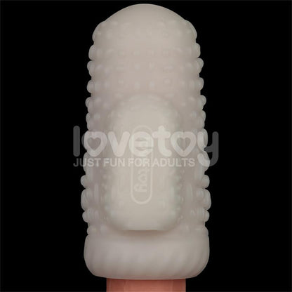 LOVETOY - KNIGHTS RING FUNDA PARA EL PENE Y ESTIMULADOR DRIP