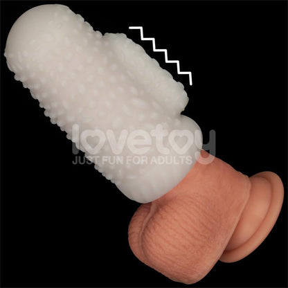 LOVETOY - KNIGHTS RING FUNDA PARA EL PENE Y ESTIMULADOR DRIP