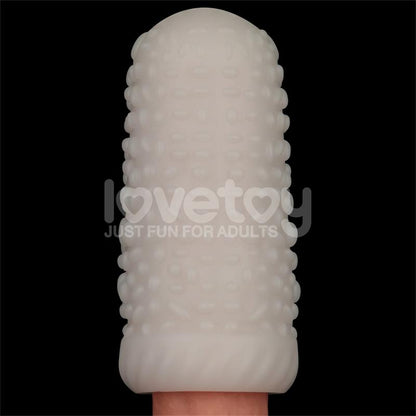 LOVETOY - KNIGHTS RING FUNDA PARA EL PENE Y ESTIMULADOR DRIP
