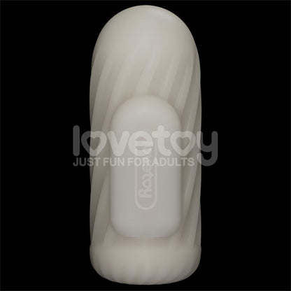 LOVETOY - KNIGHTS RING FUNDA PARA EL PENE Y ESTIMULADOR SPIRAL
