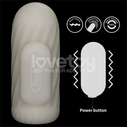 LOVETOY - KNIGHTS RING FUNDA PARA EL PENE Y ESTIMULADOR SPIRAL