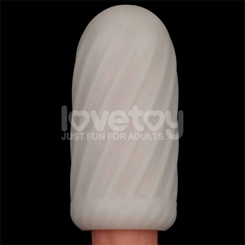 LOVETOY - KNIGHTS RING FUNDA PARA EL PENE Y ESTIMULADOR SPIRAL