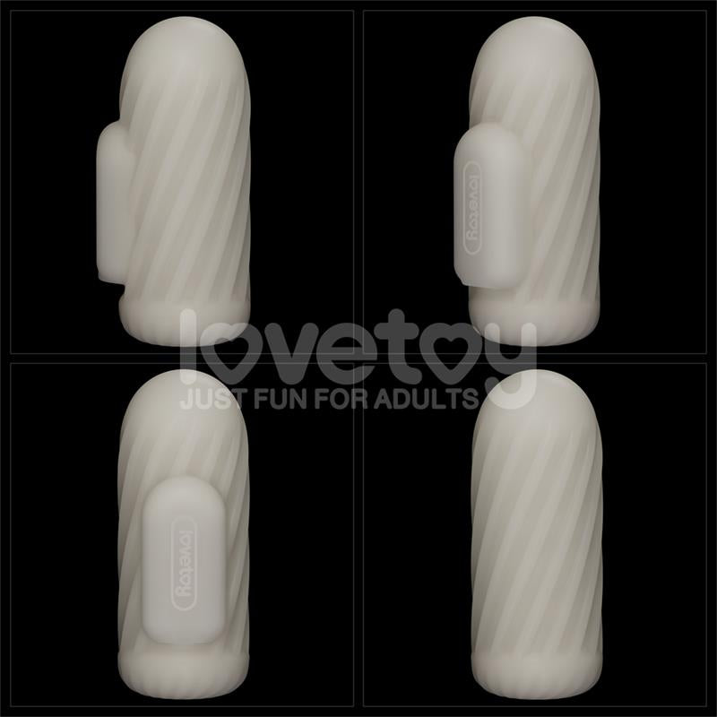 LOVETOY - KNIGHTS RING FUNDA PARA EL PENE Y ESTIMULADOR SPIRAL