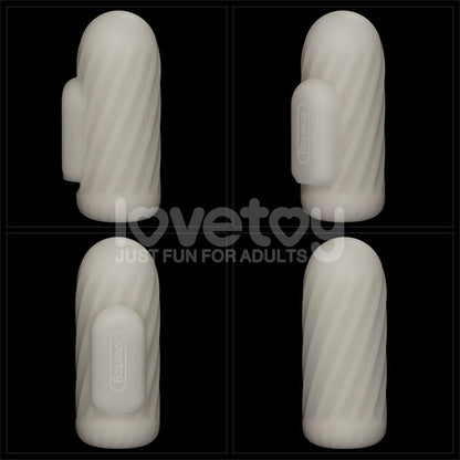 LOVETOY - KNIGHTS RING FUNDA PARA EL PENE Y ESTIMULADOR SPIRAL