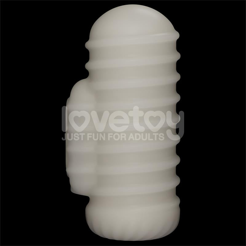 LOVETOY - KNIGHTS RING FUNDA PARA EL PENE Y ESTIMULADOR WAVY