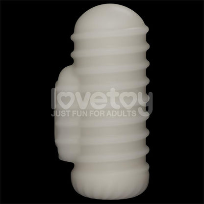 LOVETOY - KNIGHTS RING FUNDA PARA EL PENE Y ESTIMULADOR WAVY