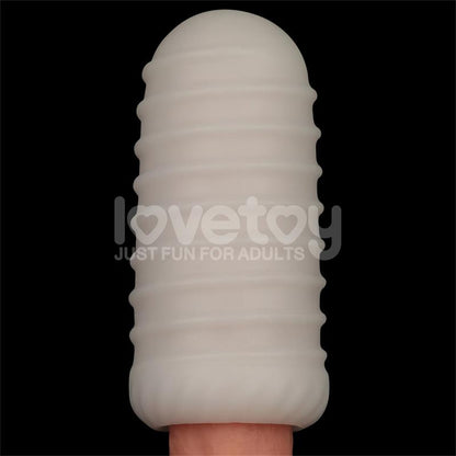LOVETOY - KNIGHTS RING FUNDA PARA EL PENE Y ESTIMULADOR WAVY