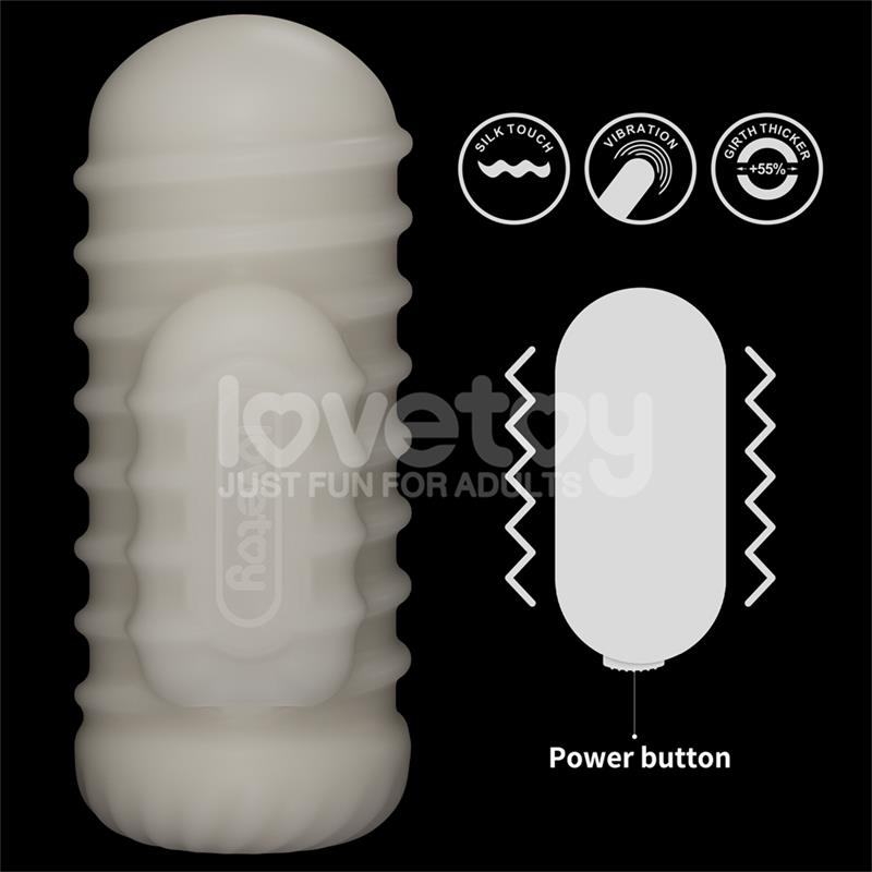 LOVETOY - KNIGHTS RING FUNDA PARA EL PENE Y ESTIMULADOR WAVY