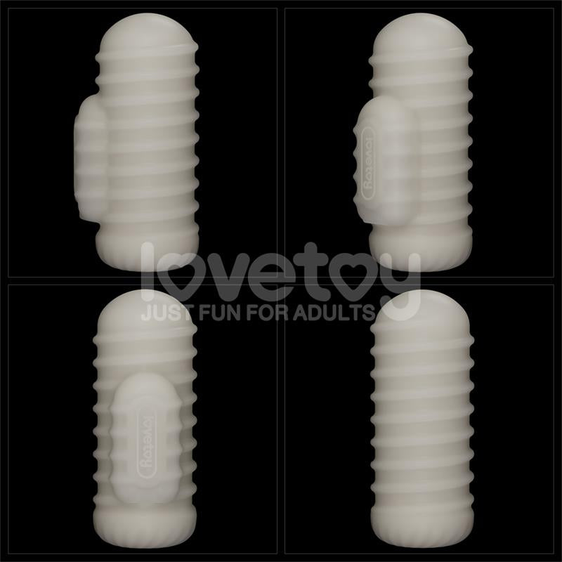 LOVETOY - KNIGHTS RING FUNDA PARA EL PENE Y ESTIMULADOR WAVY