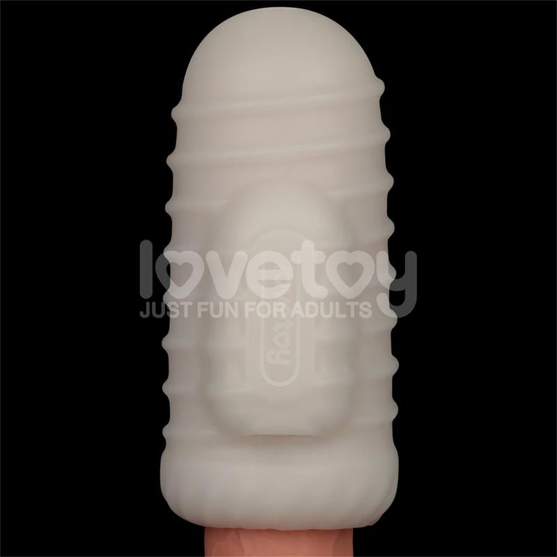 LOVETOY - KNIGHTS RING FUNDA PARA EL PENE Y ESTIMULADOR WAVY