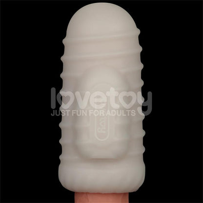 LOVETOY - KNIGHTS RING FUNDA PARA EL PENE Y ESTIMULADOR WAVY