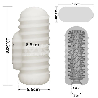 LOVETOY - KNIGHTS RING FUNDA PARA EL PENE Y ESTIMULADOR WAVY