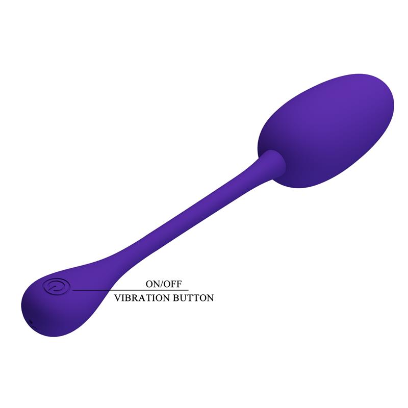 PRETTYLOVE - KNUCKER HUEVO VIBRADOR PÚRPURA