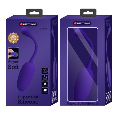PRETTYLOVE - KNUCKER HUEVO VIBRADOR PÚRPURA