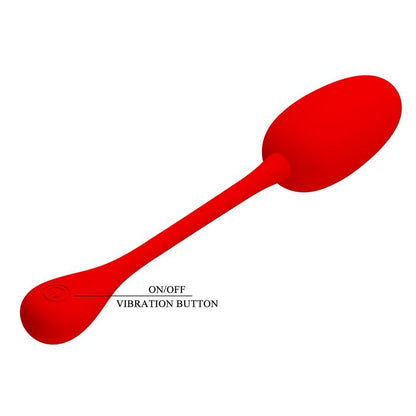 PRETTYLOVE - KNUCKER HUEVO VIBRADOR ROJO