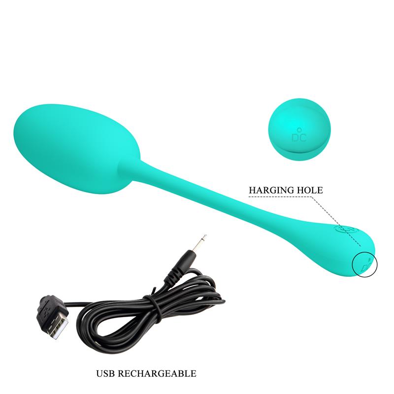 PRETTYLOVE - KNUCKER HUEVO VIBRADOR VERDE