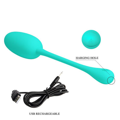 PRETTYLOVE - KNUCKER HUEVO VIBRADOR VERDE