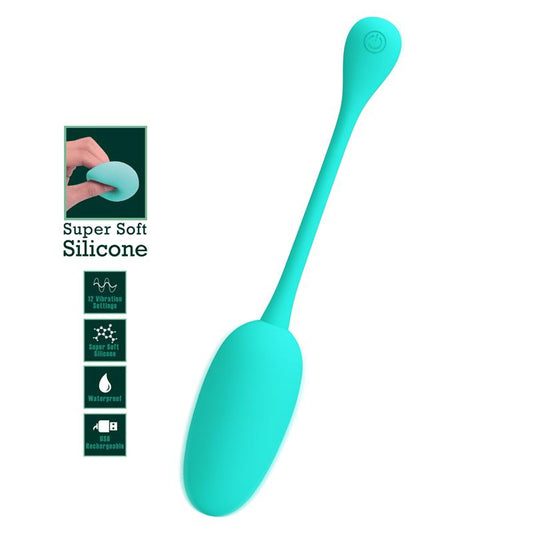 PRETTYLOVE - KNUCKER HUEVO VIBRADOR VERDE