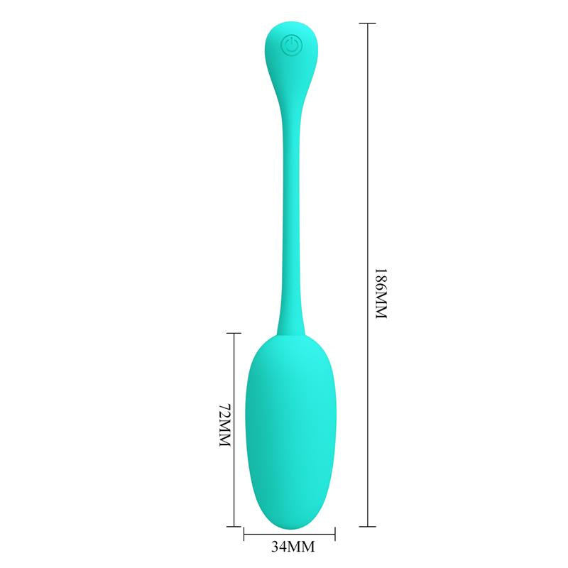 PRETTYLOVE - KNUCKER HUEVO VIBRADOR VERDE