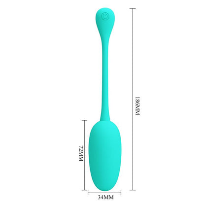 PRETTYLOVE - KNUCKER HUEVO VIBRADOR VERDE