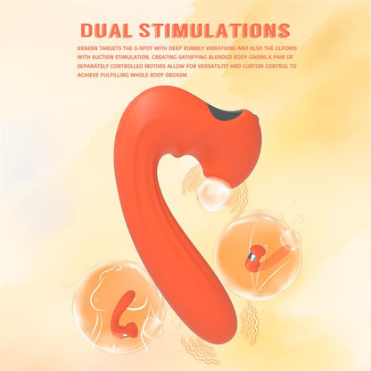 CHISA - KRAKEN VIBRADOR CON SUCCION